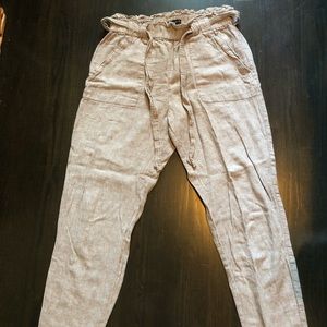 Dynamite linen high waist pants
